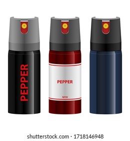 Pepper spray vector design illustration isolated on white background