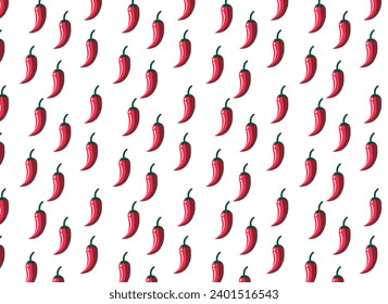Pepper theme background, foods for design, with pepper pattern, background for foods or textile