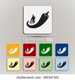 pepper vector icon