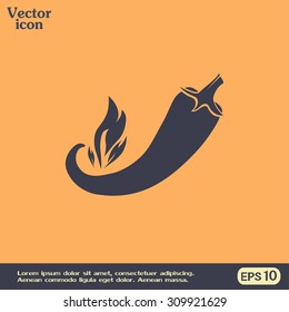 pepper vector icon