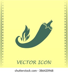 pepper vector icon