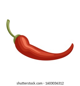 Pepper vector icon.Cartoon vector icon isolated on white background pepper .