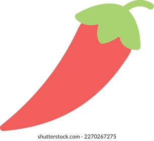 pepper   Vector illustration on a transparent background. Premium quality symmbols. Line Color vector icons for concept and graphic design. 
