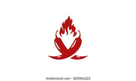 Pepper vector logo. Pepper vector logo