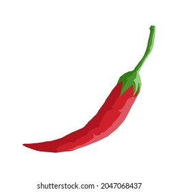 pepper vector on white background
