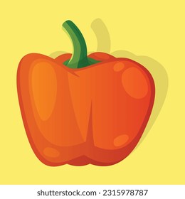 pepper vegetarian organic illustration vector nutrition babakan picung