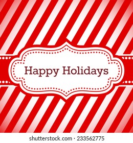 Peppermint Background  - Vector Christmas background.  Colors are global for easy editing.