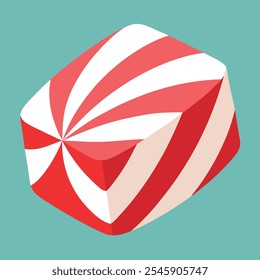 peppermint bark vector art illustration