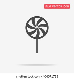 Peppermint candy icon. Vector concept illustration for design.