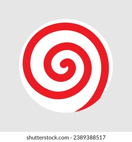Peppermint Candy icon vector. Sweet illustration sign. Candy symbol. Dessert logo.