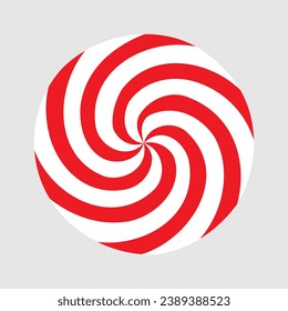 Peppermint Candy icon vector. Sweet illustration sign. Candy symbol. Dessert logo.