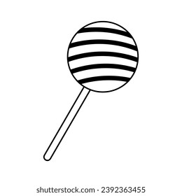 Peppermint Candy icon vector. Sweet illustration sign. Candy symbol. Dessert logo.