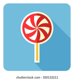 Peppermint icon. Vector illustration. Flat design.