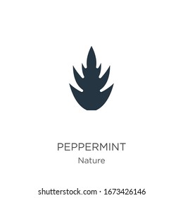 Peppermint icon vector. Trendy flat peppermint icon from nature collection isolated on white background. Vector illustration can be used for web and mobile graphic design, logo, eps10