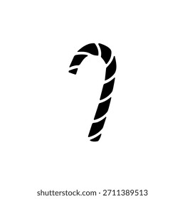 Peppermint Stick icon or logo isolated sign symbol vector illustration - high quality black style vector icons