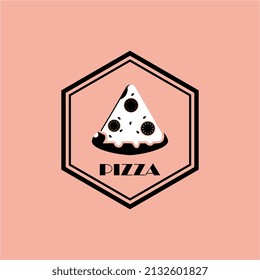 Pepperoni pizza slice vector illustration, perfect for logo, mascot, icon, etc