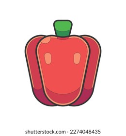 peppers cartoon vector icon illustration