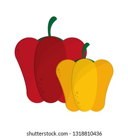 Peppers fresh vegetables