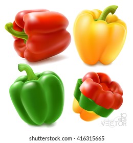 Peppers. Red pepper. Yellow pepper. Green pepper. Sweet peppers. Salad pepper. Paprika. Mixed peppers.