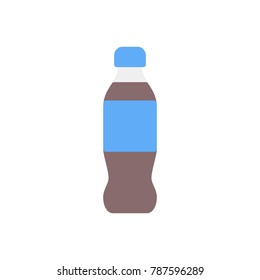 Pepsi bottle drinks flat icon