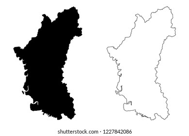 Perak States Federal Territories Malaysia Federation Stock Vector ...