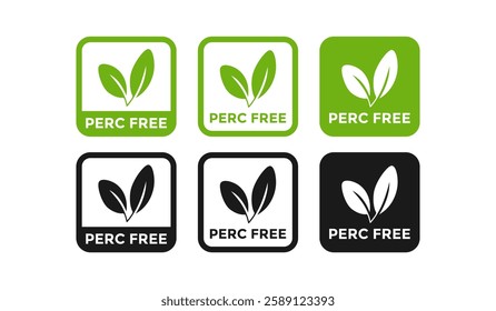 PERC free logo vector design badge