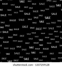 Percent discount and hot sales seamless pattern. 