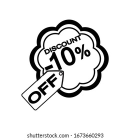 percent discount icon vector illustration