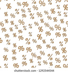 Percent and discount Seamless vector EPS 10 pattern