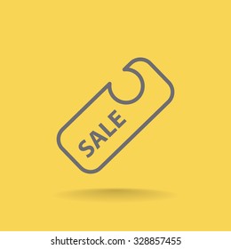 percent discount sign, web icon. vector design