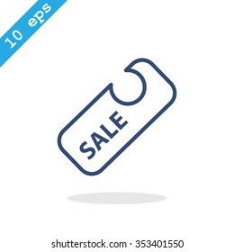 percent discount sign, web icon. vector design