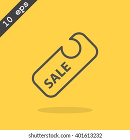 percent discount sign, web icon. vector design