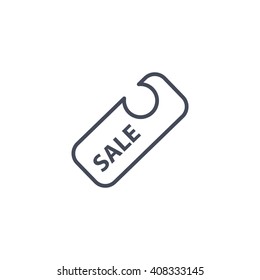 percent discount sign, web icon. vector design