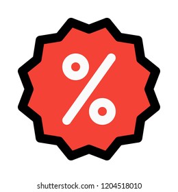 percent discount sticker