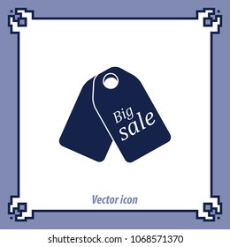 Percent discount, vector icon