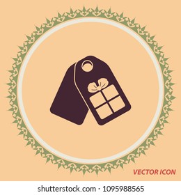 Percent discount, vector icon