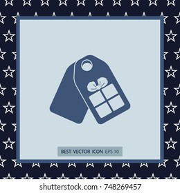 Percent discount, vector icon