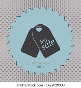 Percent discount, vector icon, web design element
