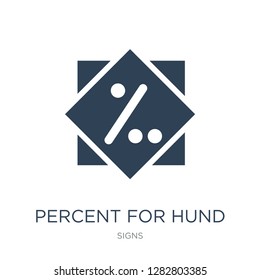 percent for hund icon vector on white background, percent for hund trendy filled icons from Signs collection, percent for hund vector illustration