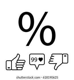 percent  icon