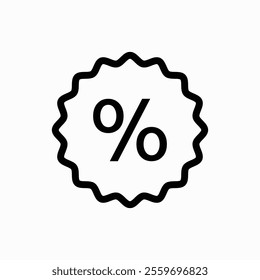 Percent icon, buy logo isolated sign symbol vector illustration - high quality black style vector icons