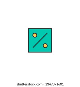 Percent icon design. Essential icon vector illustration