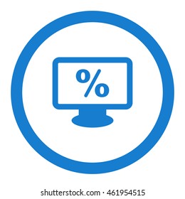 percent Icon, flat design style