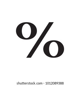 percent icon illustration isolated vector sign symbol