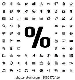 percent icon illustration isolated vector sign symbol