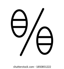 Percent icon or logo isolated sign symbol vector illustration - high quality black style vector icons
