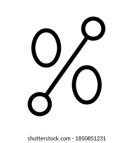 Percent icon or logo isolated sign symbol vector illustration - high quality black style vector icons
