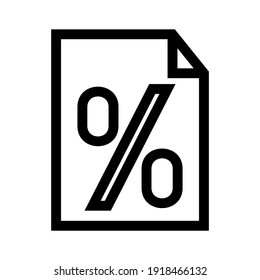 percent icon or logo isolated sign symbol vector illustration - high quality black style vector icons
