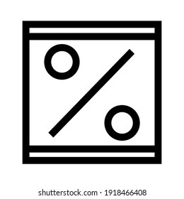 percent icon or logo isolated sign symbol vector illustration - high quality black style vector icons
