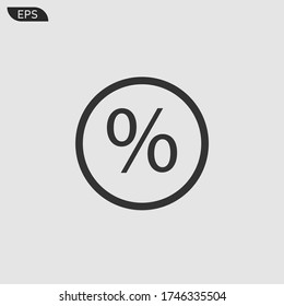 Percent icon vector eps 10